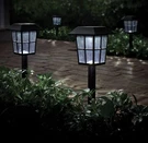 Hampton Bay Archer Black Solar Led Outdoor Weather Resistant Path Lights 4-PACK. Fixed Price $42.70.