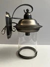 Sea Gull Generation Lighting Outdoor Silver Glass Cylinder Wall Lantern 16X9 Nib. Fixed Price $71.99.