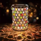 Solar Lanterns Outdoor Mosaic Crystal & Hummingbird Hanging Lights. Fixed Price $30.33.