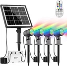 Cly 4-IN-1 Solar Lights Outdoor Color Changing, Landscape Spotligh.... Fixed Price $45.45.