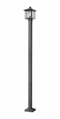 Z-lite 554PHMS-536P-ORB 1 Light Outdoor Post Mounted Fixture Aspen Collection. Fixed Price $776.00.