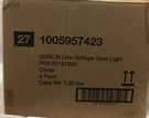 Ce 30WATT 2500 Black Metal Outdoor Led Flood Light, Lumens, 120-277 Volt. Fixed Price $89.00.