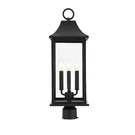 Elegant Lighting Shepard 3LT 8 X 23.5" Outdoor Post Light, Black/- OD503P24BK. Fixed Price $124.00.