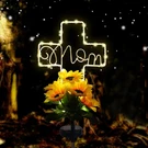 Lmtocs Solar Cross Lights For Grave Decorations, Memorial Mom-sunflower. Fixed Price $29.70.