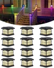 Partphoner Rgbcw Solar Post Cap Lights 12PACK, 9 Colors 3 Modes Fence Lig.... Fixed Price $95.59.