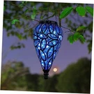 Sunnypark Outdoor Plastic Solar Hanging Lantern, 15 Cool White Leds Blue New. Fixed Price $37.41.