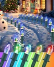 Vcoken Christmas Pathway Lights Outdoor, 24.5 Feet C9 With 20 Multicol.... Fixed Price $37.75.