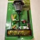 Crosslight Solar Led Hummingbird Welcome Sign Weatherproof Garden Stake. Fixed Price $20.00.
