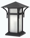 Satin Black Led Pier Mount From The Harbor Collection. Fixed Price $594.00.