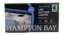 New Pack 4 Hampton Bay Integrated Led White Outdoor Solar Roof Gutter Light. Fixed Price $19.98.