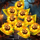 Solar Lights 3 Pack Skull Sunflower Waterproof Halloween Garden Decor Stadeco. Fixed Price $59.99.