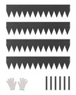 Vevor Steel Landscape Edging Packs 40X8 Rust-resistant Bendable Garden Bord. Fixed Price $81.22.