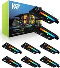 Kaqur 8 Pack 7INCH 5W Bt Rgbcw App Control Hardscape Lighting Retaining Wall .... Fixed Price $289.87.
