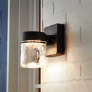 Mainstays 6" Outdoor Black Integrated Led Wall Light, Glass Shade. Fixed Price $29.94.