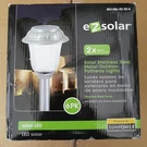 Ezsolar Stainless Steel Metal Outdoor Pathway Lights 6PK. Fixed Price $39.99.