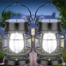 Ubright 2 Pack Solar Lantern Lights Outdoor Waterproof Metal Hanging. Fixed Price $50.58.