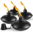 Best Zszmfh 4 Pack Metal Table Top TORCHES,18 Oz Citronella For Outside. Fixed Price $40.07.