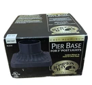 Hampton Bay Replacement Black 3" Pier Base Cast Aluminum For Post Lights Fence. Fixed Price $20.00.