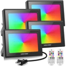 Meikee 60W 6000LM Rgbw Flood Lights, 600W Equivalent Color Changing Led F.... Fixed Price $104.59.
