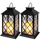 Homemory Solar Lanterns Outdoor Waterproof Hanging With Flickering Flameless .... Fixed Price $57.59.