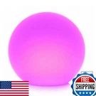 Borelor 8" Led Ball Light Rechargeable Remote Control Globe Lamp 16 Rgb Colors. Fixed Price $42.64.