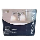 Hampton Bay Solomone 2-LIGHT Vanity Fixture Chrome 1001 220 857. Fixed Price $12.79.