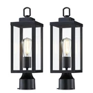 Gruenlich Outdoor Post Lighting Fixture Pole Medium 16.5INCH-2 Pack, Black. Fixed Price $102.42.