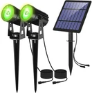 T-sun 2 In 1 Solar Spotlights Led Landscape Outdoor Garden Pathway. Fixed Price $35.99.