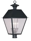 Livex Lighting 2173-04 Mansfield 28 Inch Black Outdoor Post Top Lantern. Fixed Price $895.97.