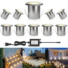 Rnehon 10 Pack Recessed Led Deck Light Kits, Aluminum 1.53IN 12V Dc Low Vo. Fixed Price $150.69.