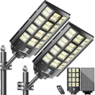 Vzyhik Solar Street Lights Outdoor Waterproof, 8500W 1152 High 9500, Black. Fixed Price $144.77.