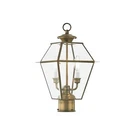 Livex Lighting 2284-01 Westover 2-LIGHT Outdoor Post Head, Antique Brass, 16..... Fixed Price $206.23.