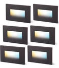 Cloudy Bay 120V Indoor Outdoor Smart Step Lights, Rgbcw Oiled Bronze Finish. Fixed Price $59.99.