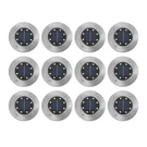 Solar In Ground Lights Outdoor Garden Grond Waterproof Warm 12 Pack. Fixed Price $26.70.