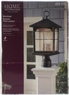 Home Decorators Brimfield Exterior Post Lantern 272 775, Aged Iron, 18 Inch, New. Fixed Price $37.99.