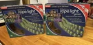 Brand New 4 Sets Of Noma 18FT Rope Lights 2 Boxes Green Gold In Out Door. Fixed Price $56.45.