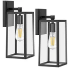 Partphoner Outdoor Fixtures Wall Mount, Porch Light, 2 Pack, Clear. Fixed Price $57.11.
