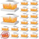 Aponuo 18PK Solar Post Cap Lights Flickering Flame Warm White Deck Fence. Fixed Price $225.99.