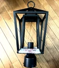 Maxim Lighting Artisan-outdoor Pole/post Mount, Black 3171CLBK Open Box. Fixed Price $250.00.