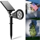 Falove Solar Spot Lights Outdoor Waterproof For Flag, Palm Tree, Pole, Sign, Sta. Fixed Price $34.92.