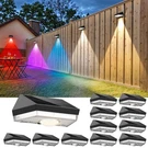Solar Fence Lights,warm White & Cool Rgb 7COLORS Changing. Fixed Price $43.35.
