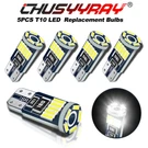 Chusyyray T10 Super Bright Led License Plate Light Bulbs 6000K 168 2825 White 5X. Fixed Price $9.79.