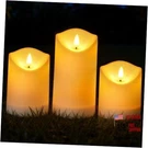 Garden Decor-solar Candles Outdoor Waterproof, Flameless Led 3.25 *4"5"6". Fixed Price $33.01.