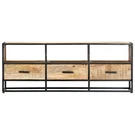 Tv Stand Unit Sideboard Console Media Cabinet Solid Mango Wood Vidaxl. Fixed Price $102.99.