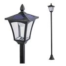 68-IN Solar-powered Decorative Outdoor Post Lamp Light. Fixed Price $61.99.