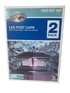Hampton Bay Solar Led Post Caps 2 Pack 3000K Warm White Home Landscape Lighting. Fixed Price $29.99.
