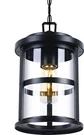 Outdoor Pendant Lantern, Light Black Finish For Porch 1-PACK Exterior. Fixed Price $44.97.