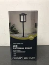 Hampton Bay L08457 Led Path Light, Black, Bubble Glass, (1-PACK). Fixed Price $25.34.
