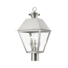 Livex Lighting 27219 Wentworth 3 22" Tall Post - Nickel. Fixed Price $797.96.