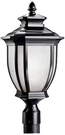 Kichler Salisbury 21 3/4" High Black Outdoor Post Light. Fixed Price $394.99.